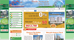 Desktop Screenshot of chungcunhadep.com